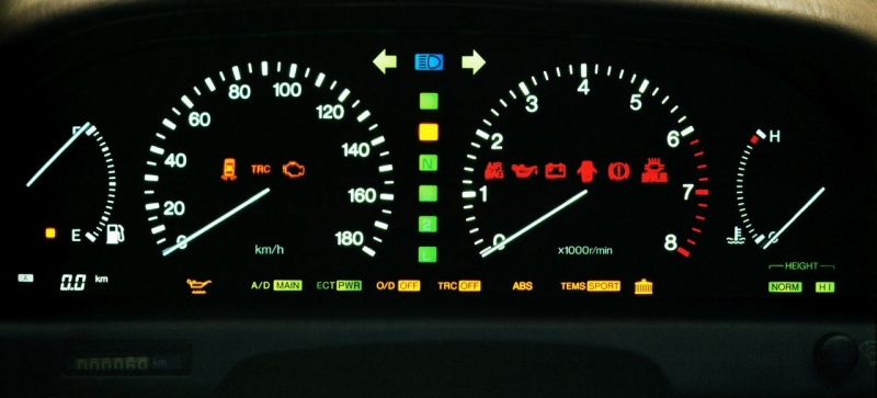 Wskaźniki Optitron Toyota stosuje od 1989 roku